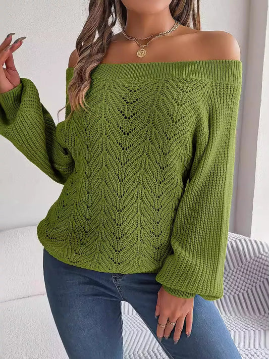 Elina off-shoulder tröja