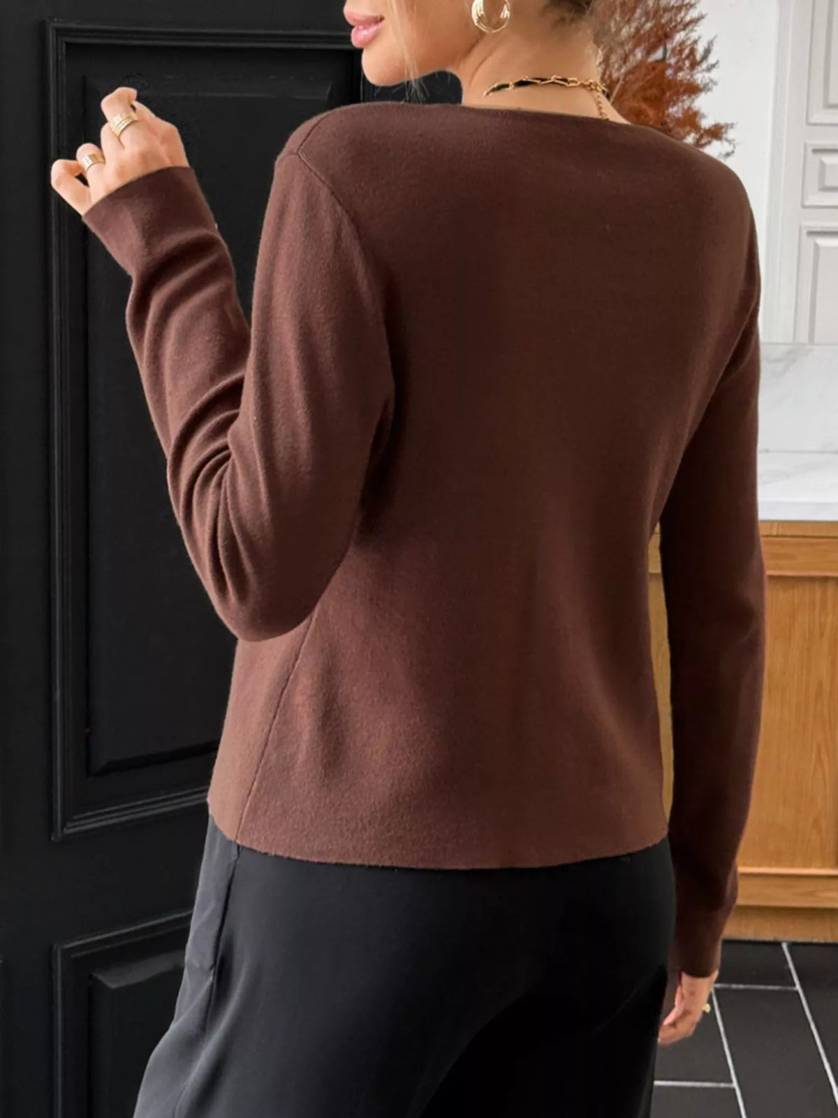 Amandine kroppsnära cardigan