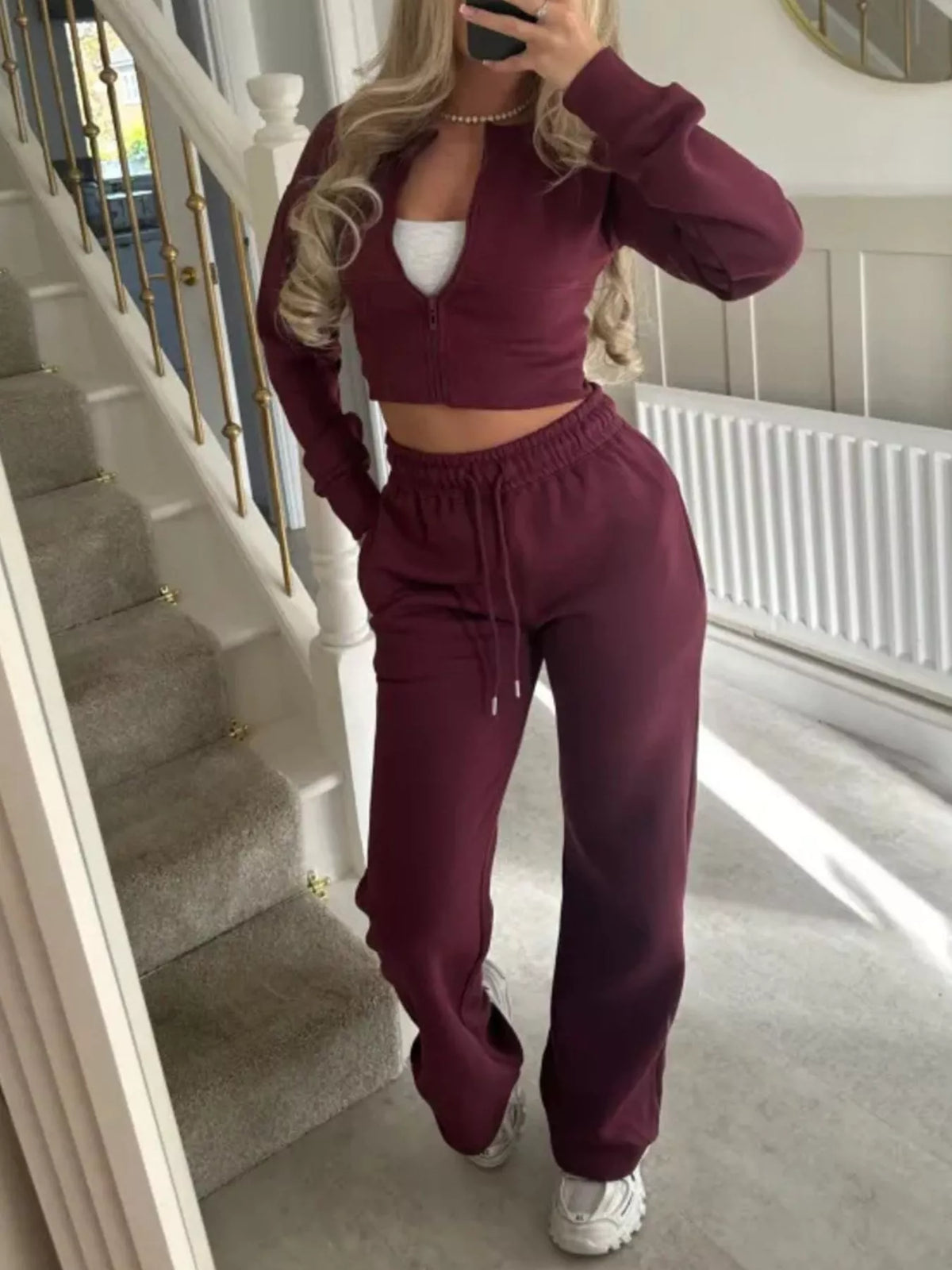 Silke högmidjat set