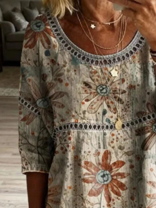 Denise hålstickad topp