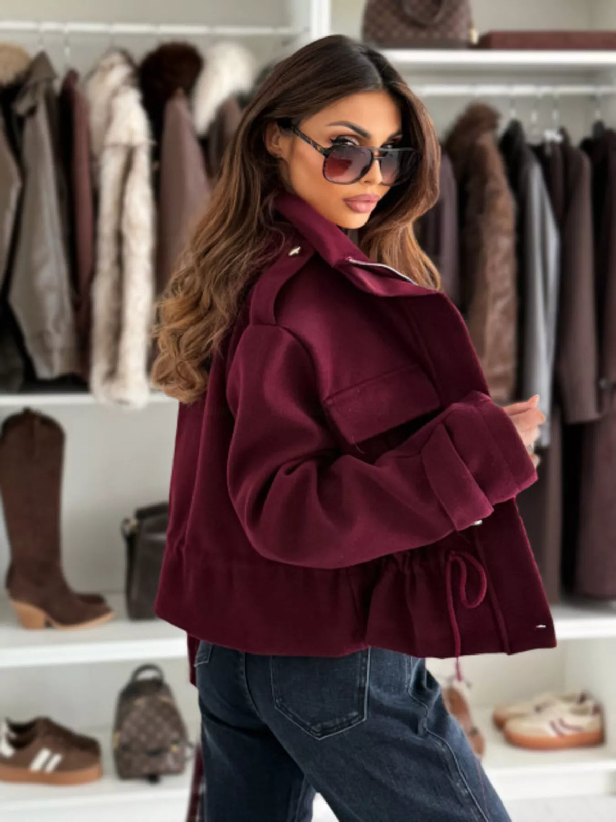 Sofie croppad jacka