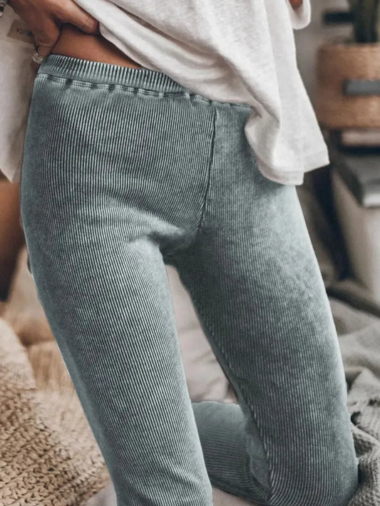 Lilian ribbade leggings