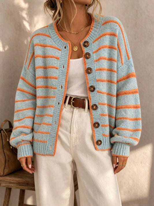 Maggie randig cardigan