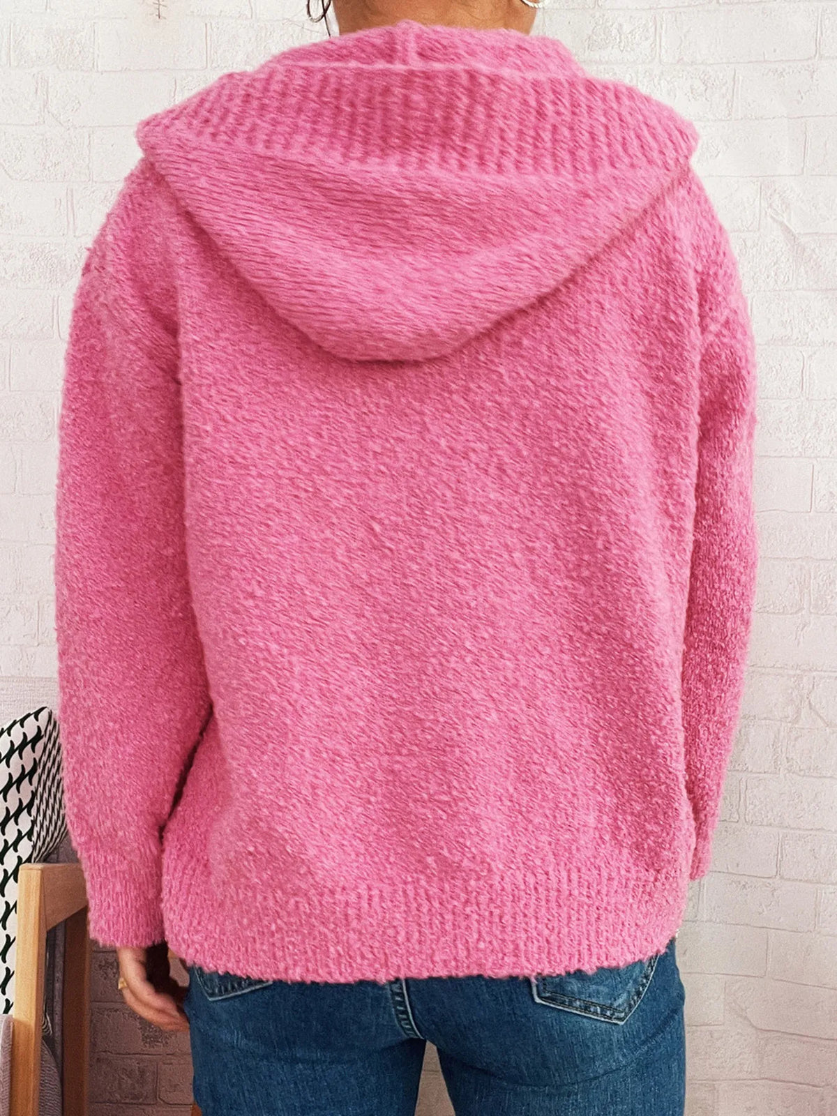 Benna cardigan med huva