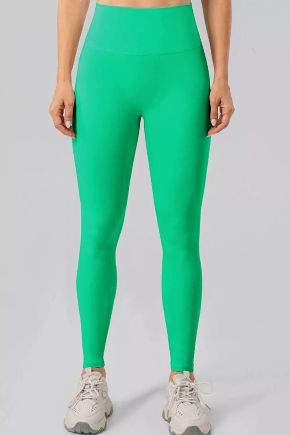 Ingun högmidjade leggings, neongrön