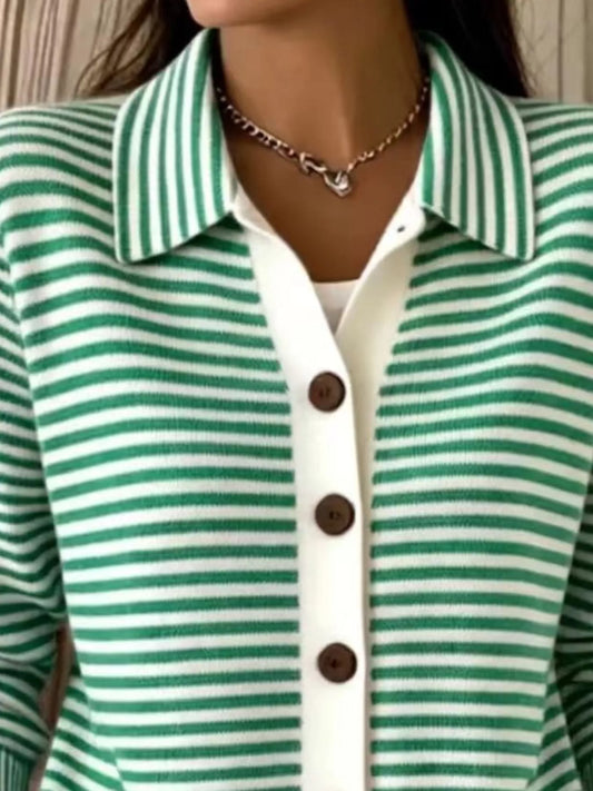 Aglaia randig cardigan