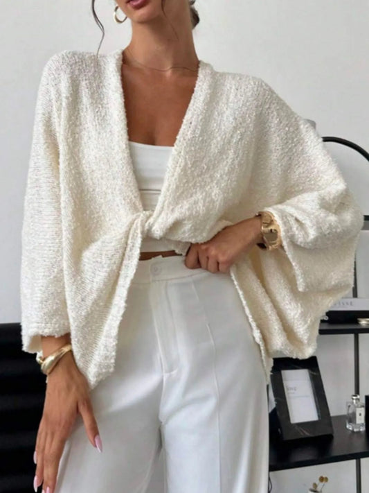 Elodie cardigan med vriden front