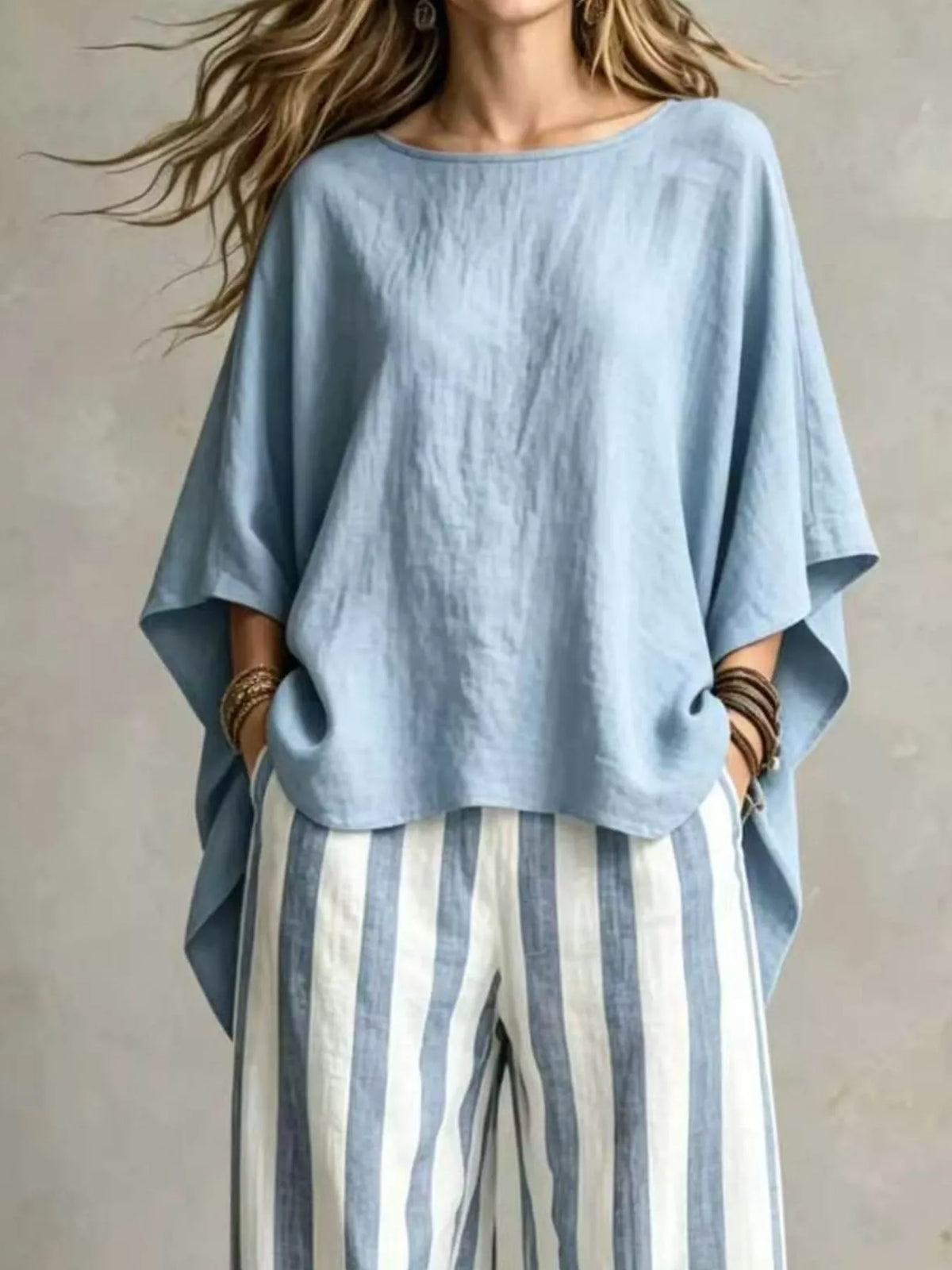 Melisande set med topp och byxor