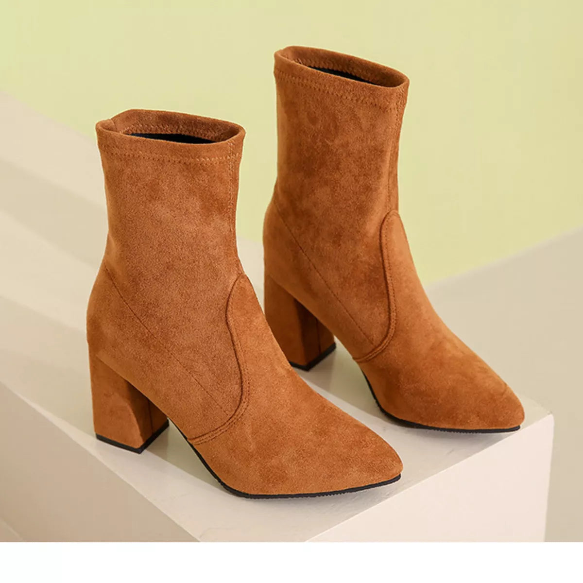 Elsbeth boots i mocka