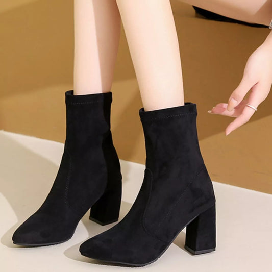Elsbeth boots i mocka