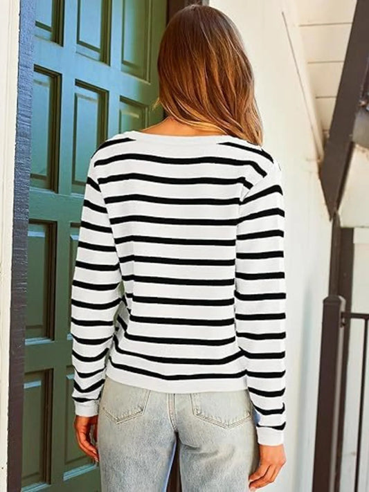 Asja randig cardigan