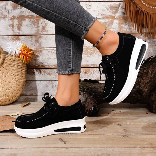 Kerry sneakers i läderlook