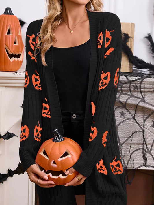 Belina cardigan med pumpamotiv
