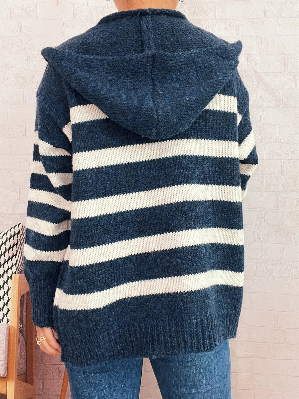 Nayla randig cardigan