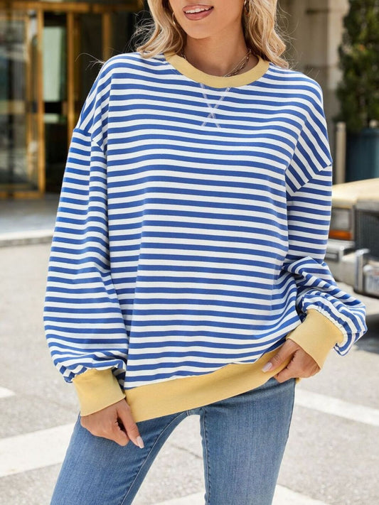Alvhild randig sweatshirt