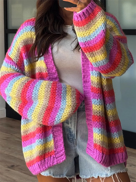 Ruby randig cardigan