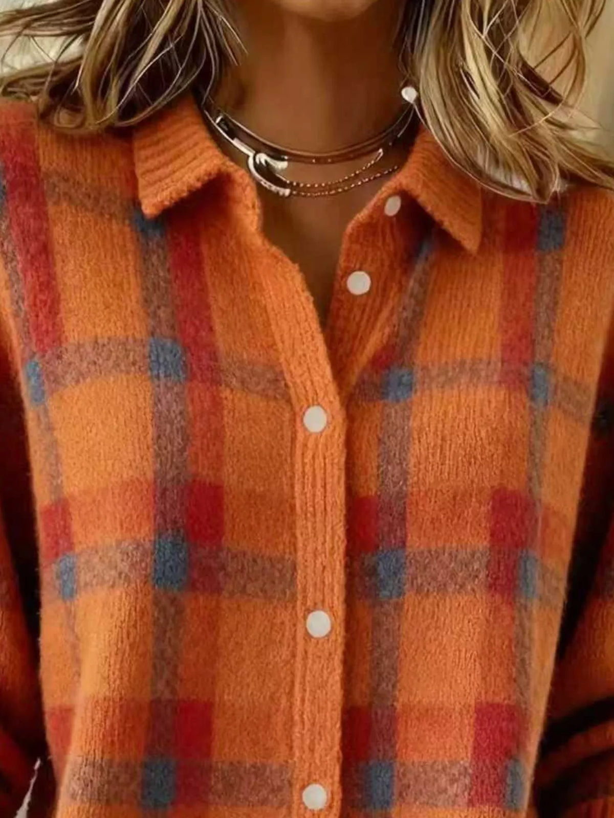 Yasmin rutig cardigan