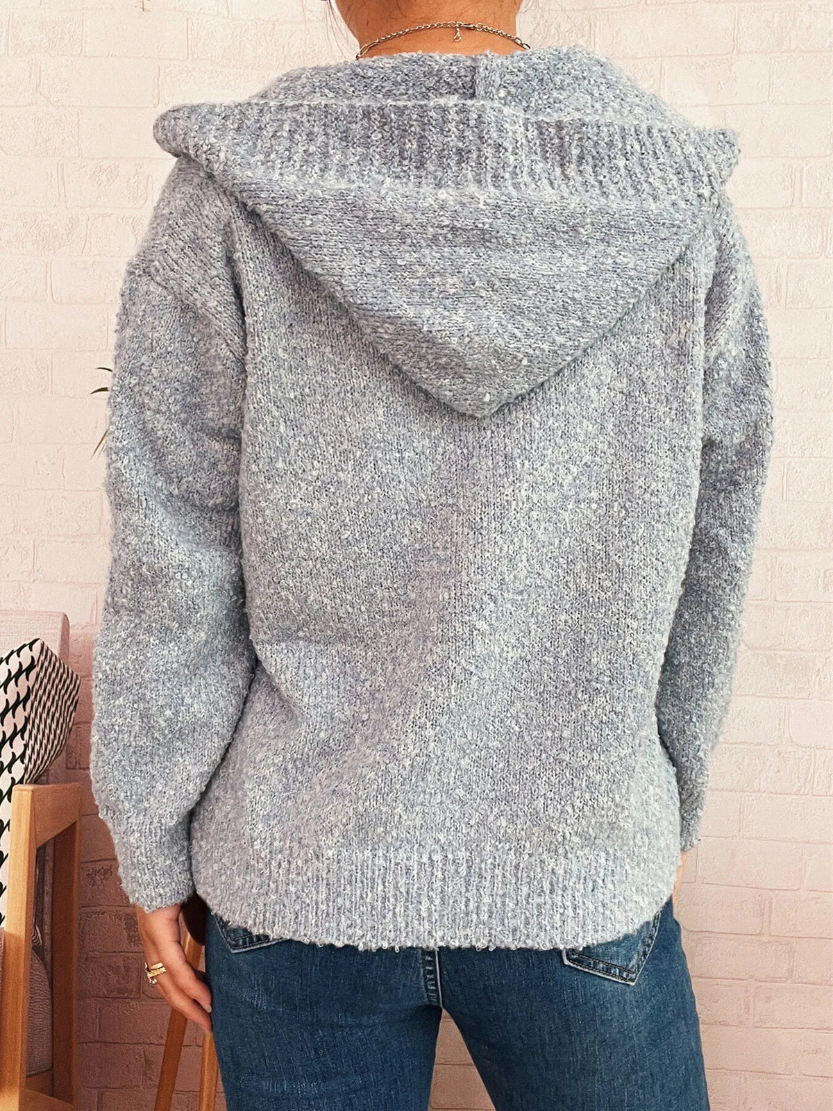 Benna cardigan med huva