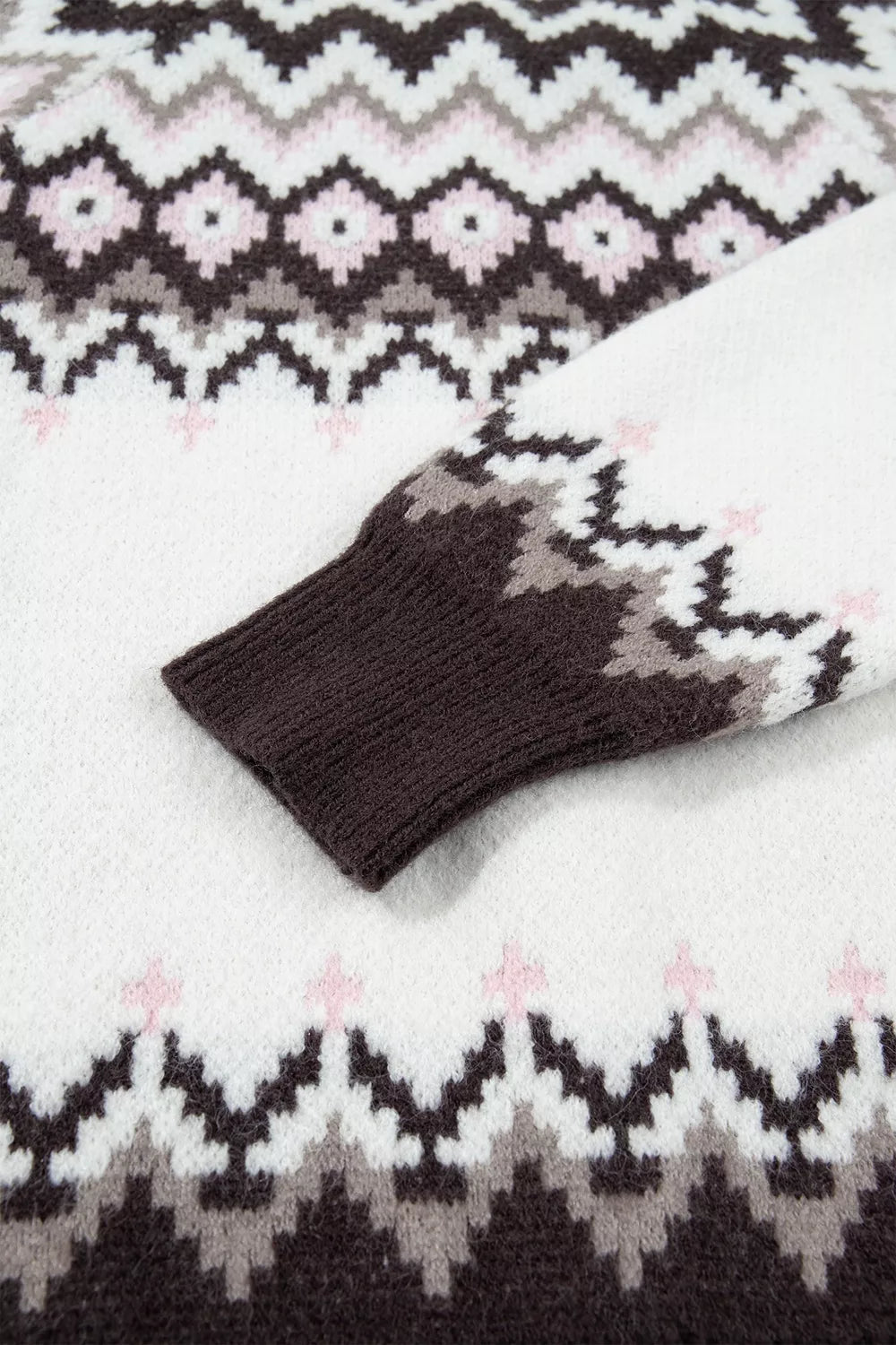 Sigurlaug geometrisk cardigan