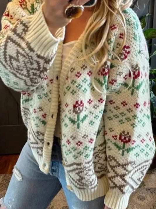 Esme blommig cardigan