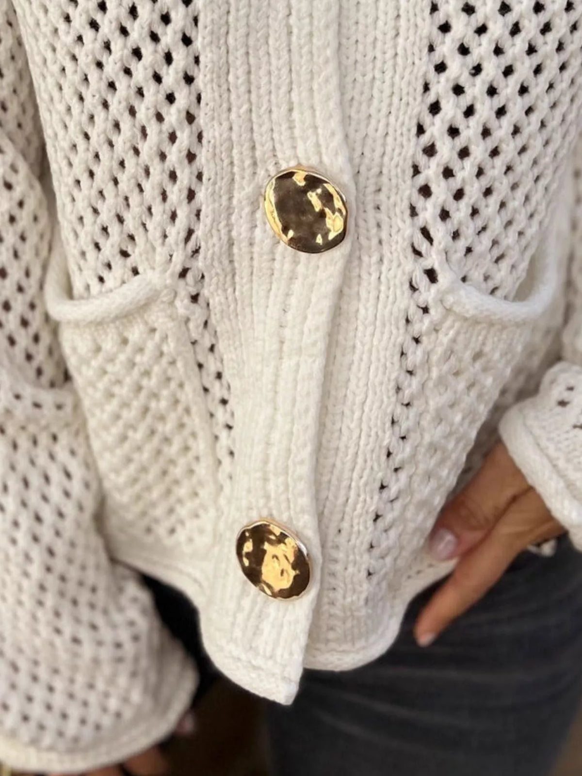 Verity virkad cardigan