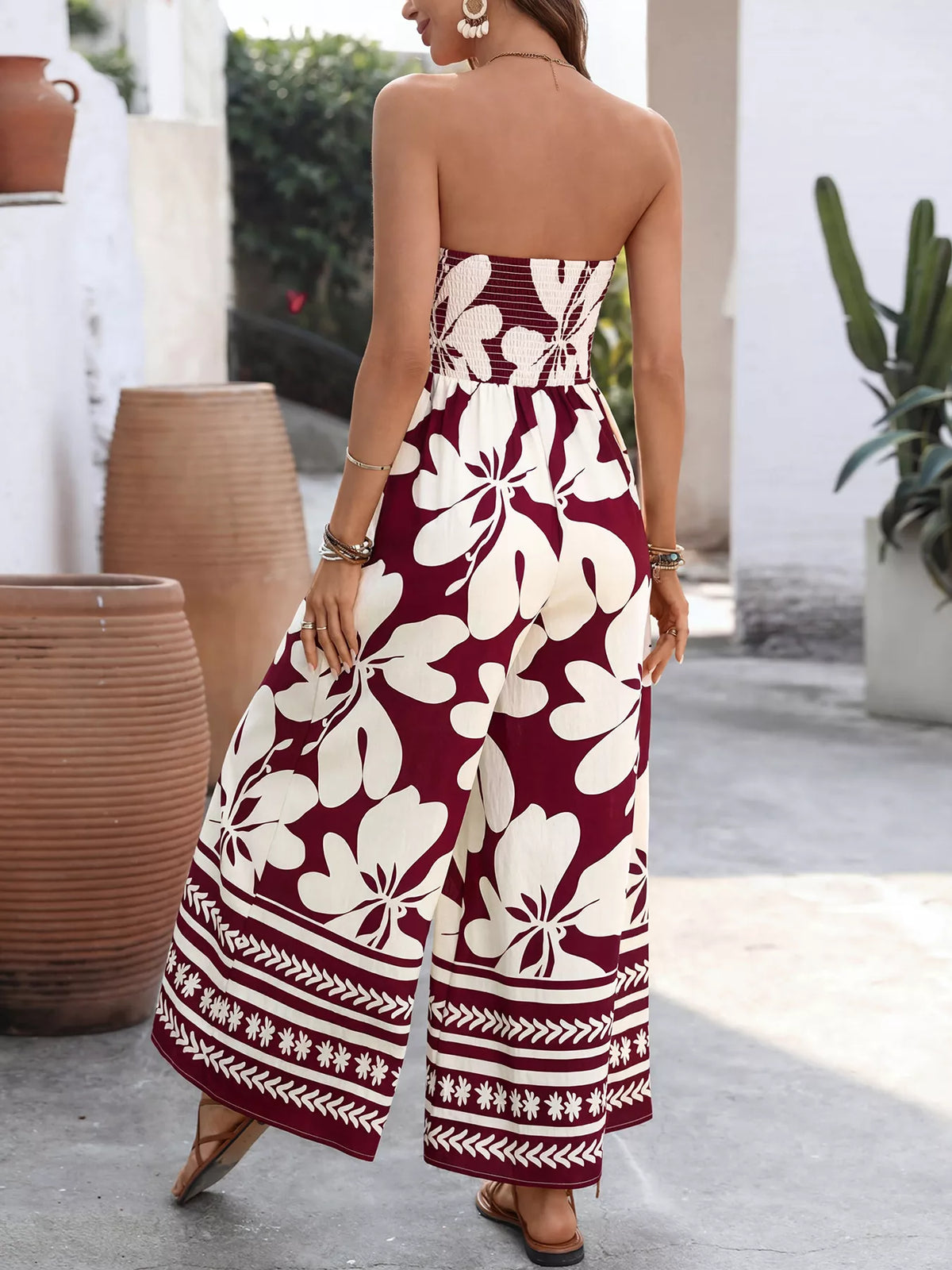 Lucille blommig jumpsuit