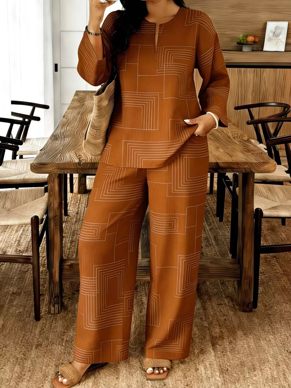 Kiana geometriskt set, guld