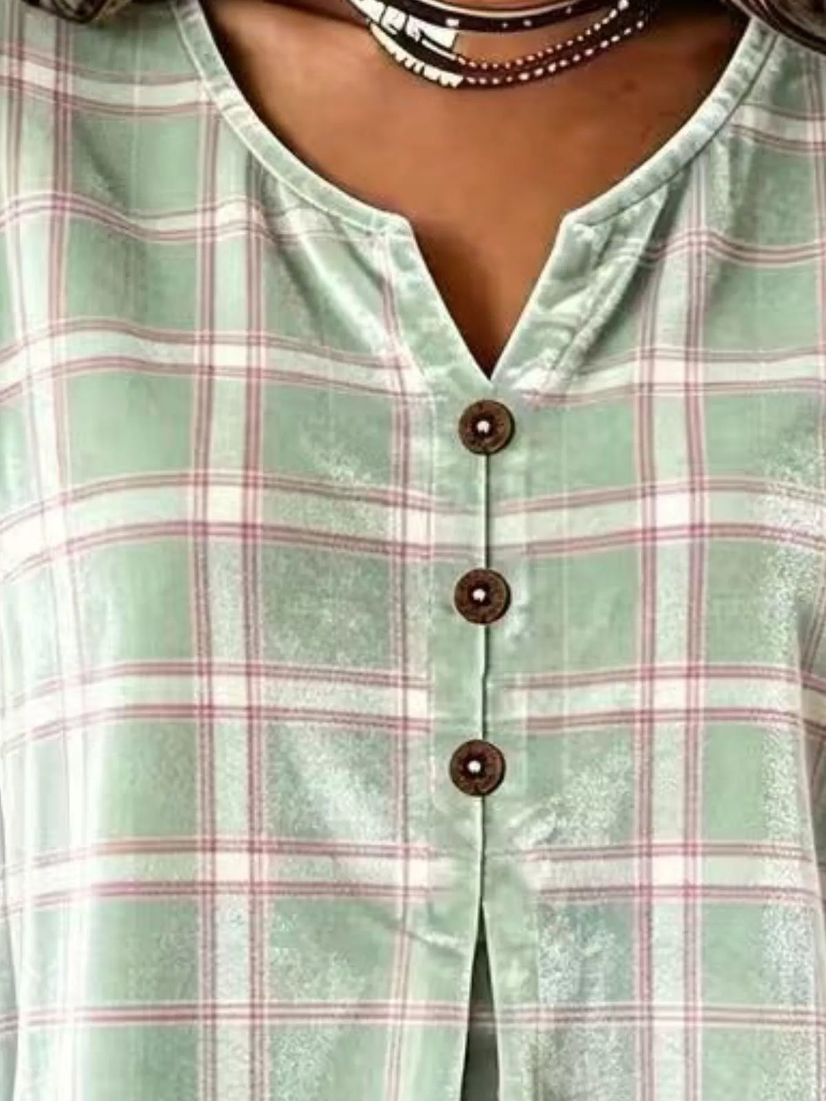 Emelie rutig blus