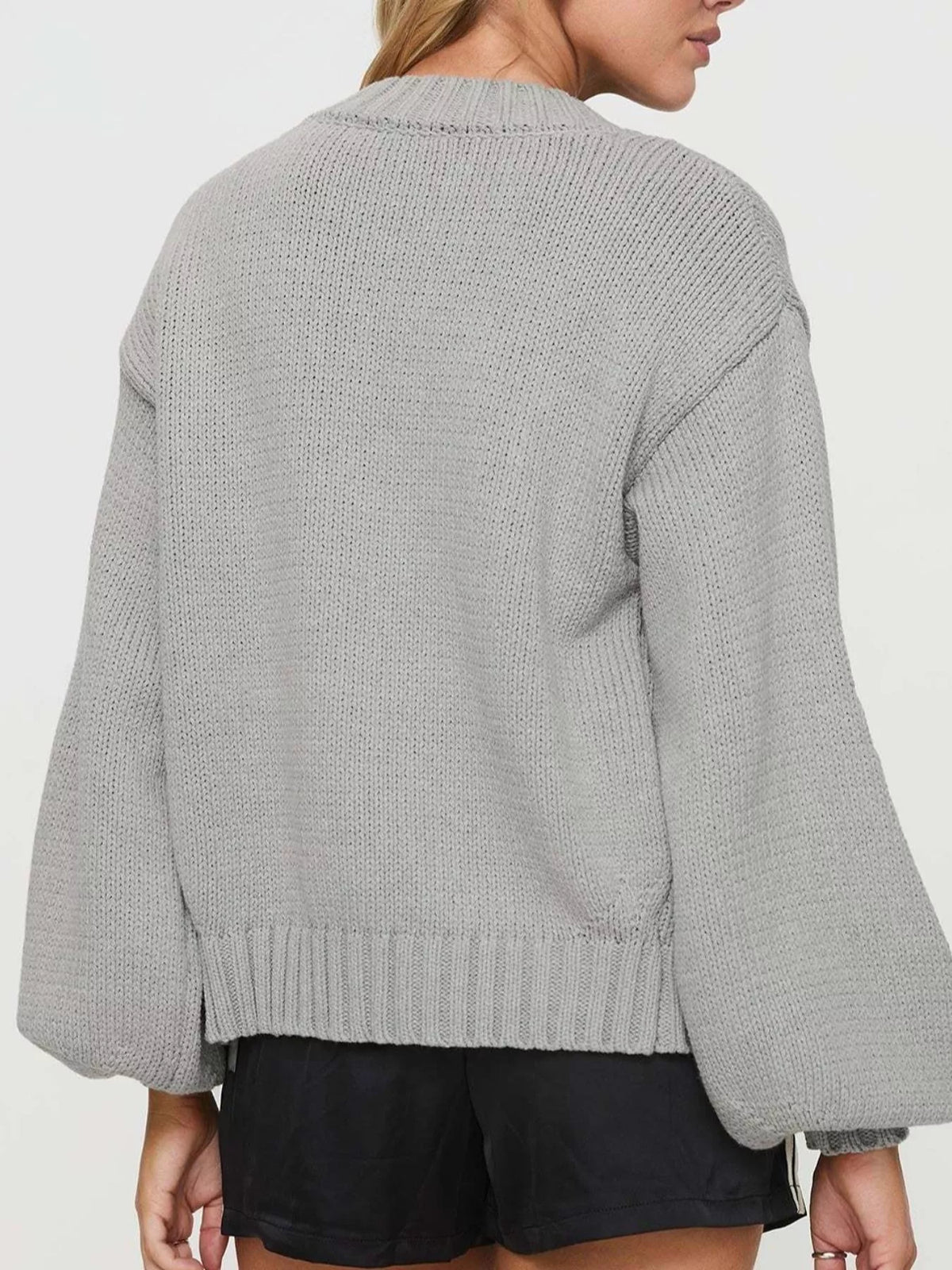 Yvette grovstickad cardigan