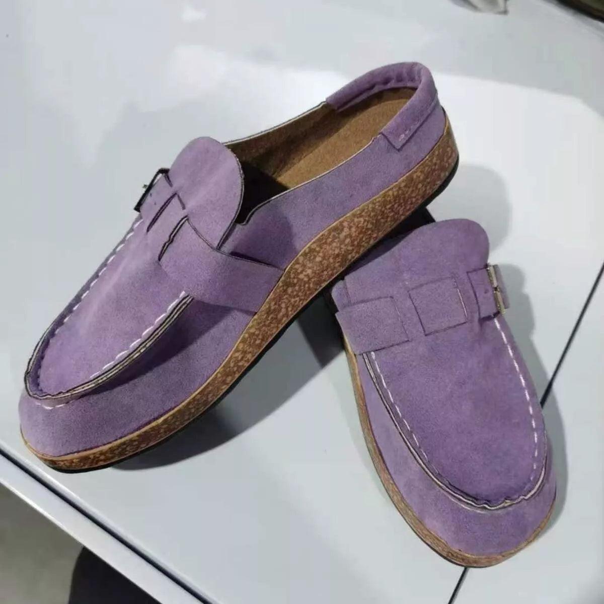 Henna platta slip-ons