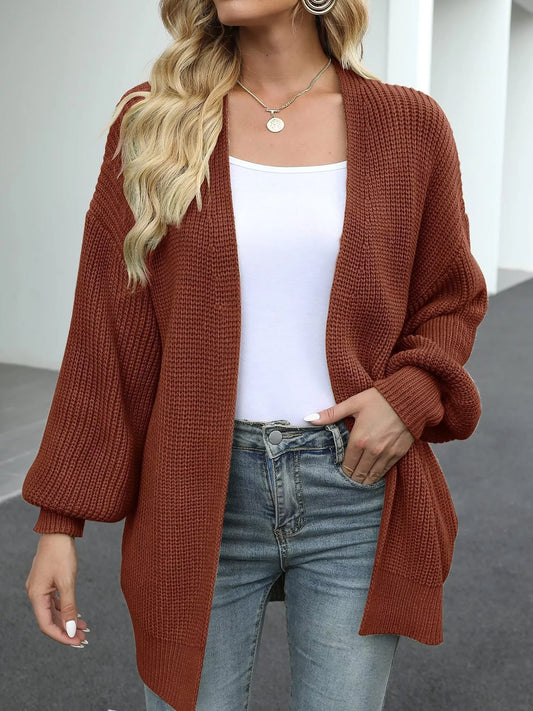 Senta grovstickad cardigan