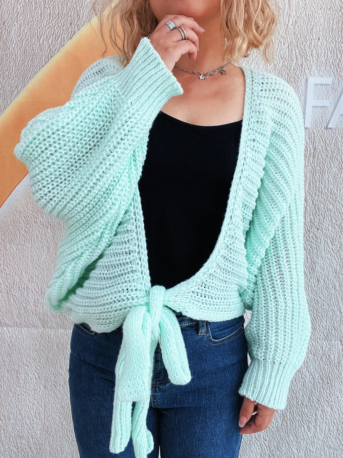 Josette croppad cardigan