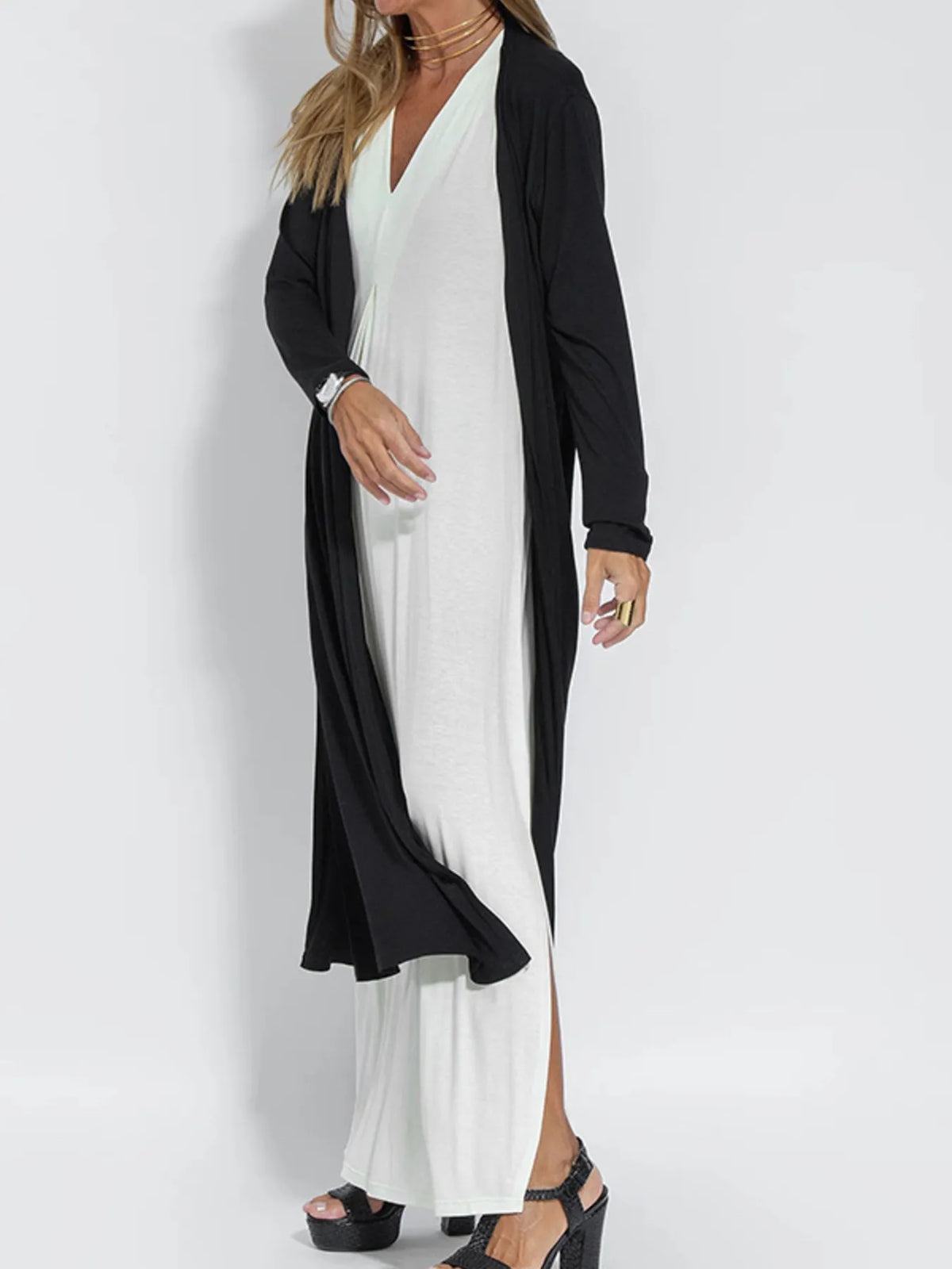 Milla cardigan med slits