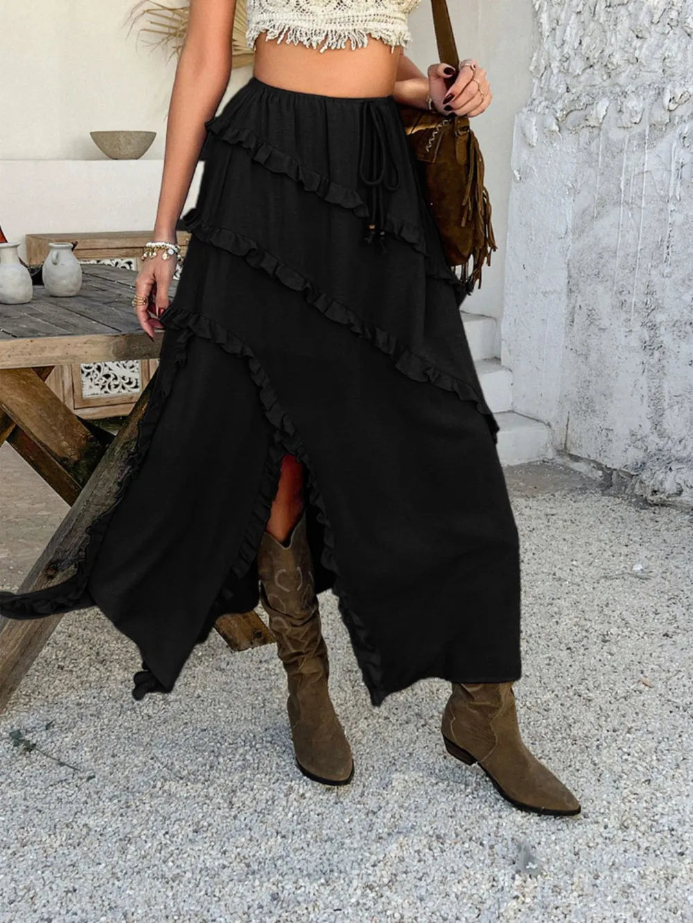 Kathinka kjol med volanger