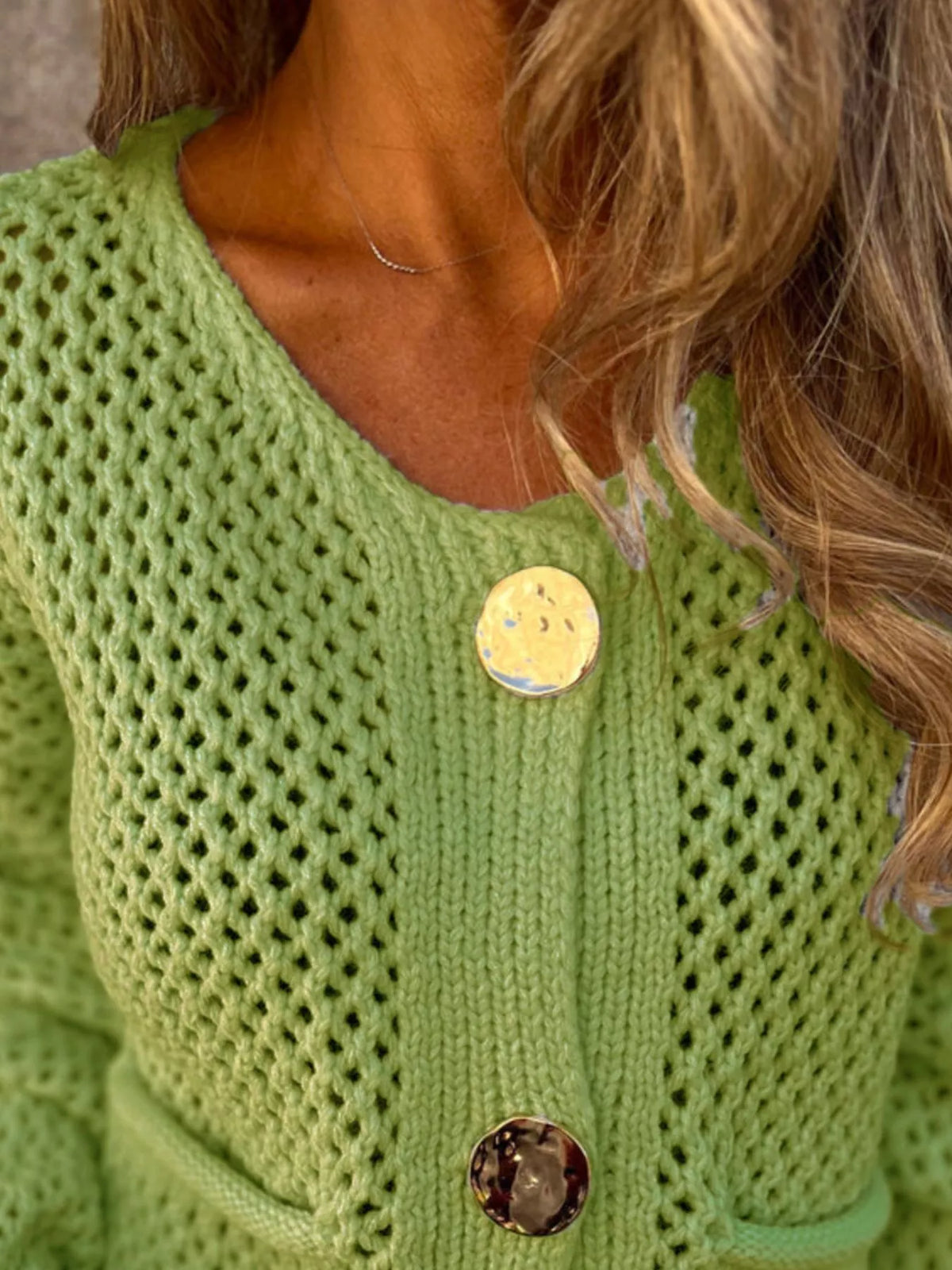 Verity virkad cardigan