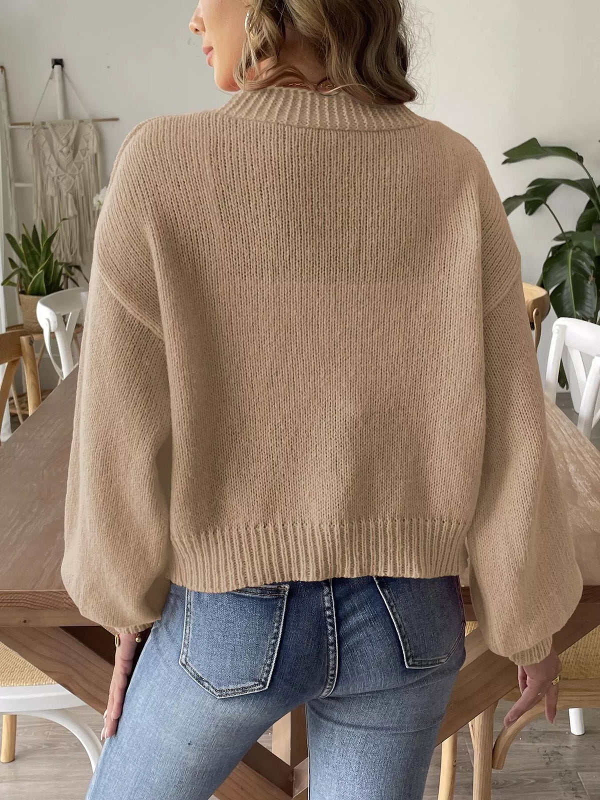 Mätta blommig cardigan