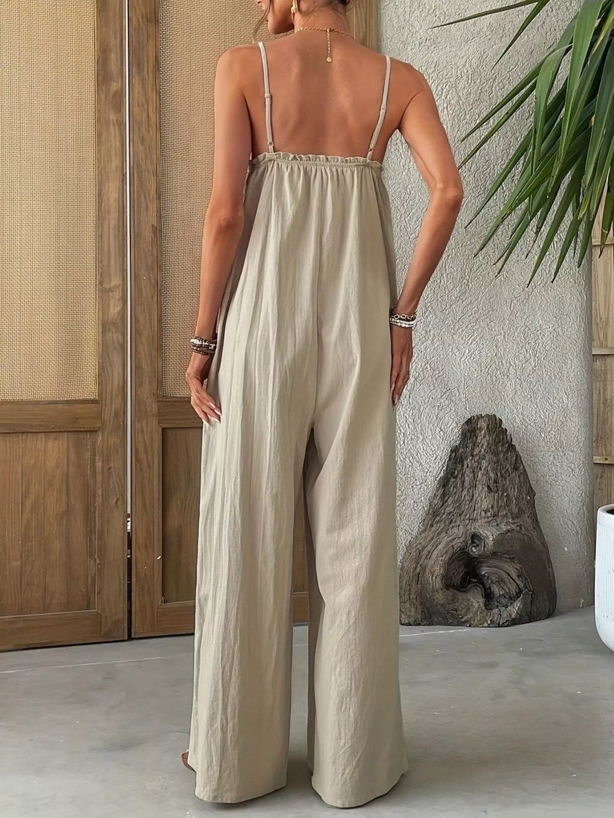Cora jumpsuit med volanger
