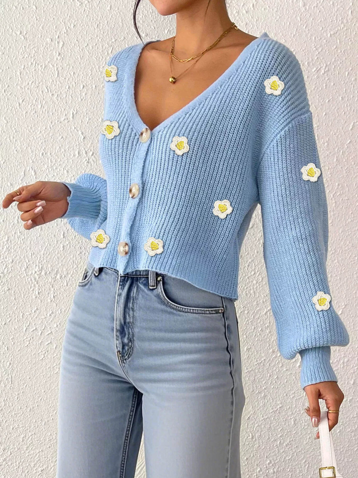 Palma v-ringad cardigan