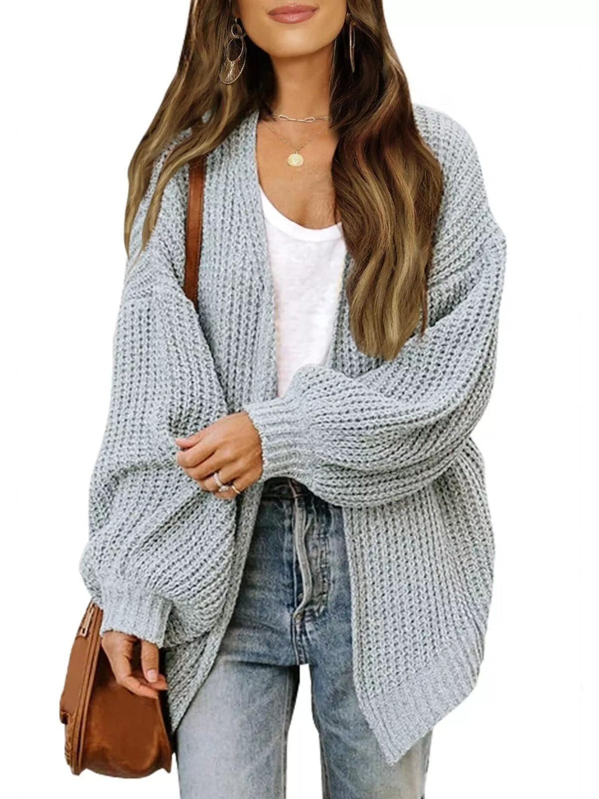 Rosemarie grovstickad cardigan