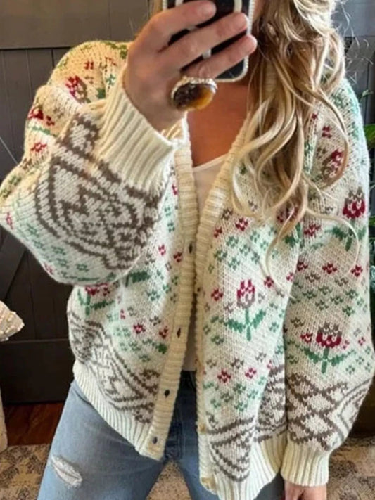 Esme blommig cardigan
