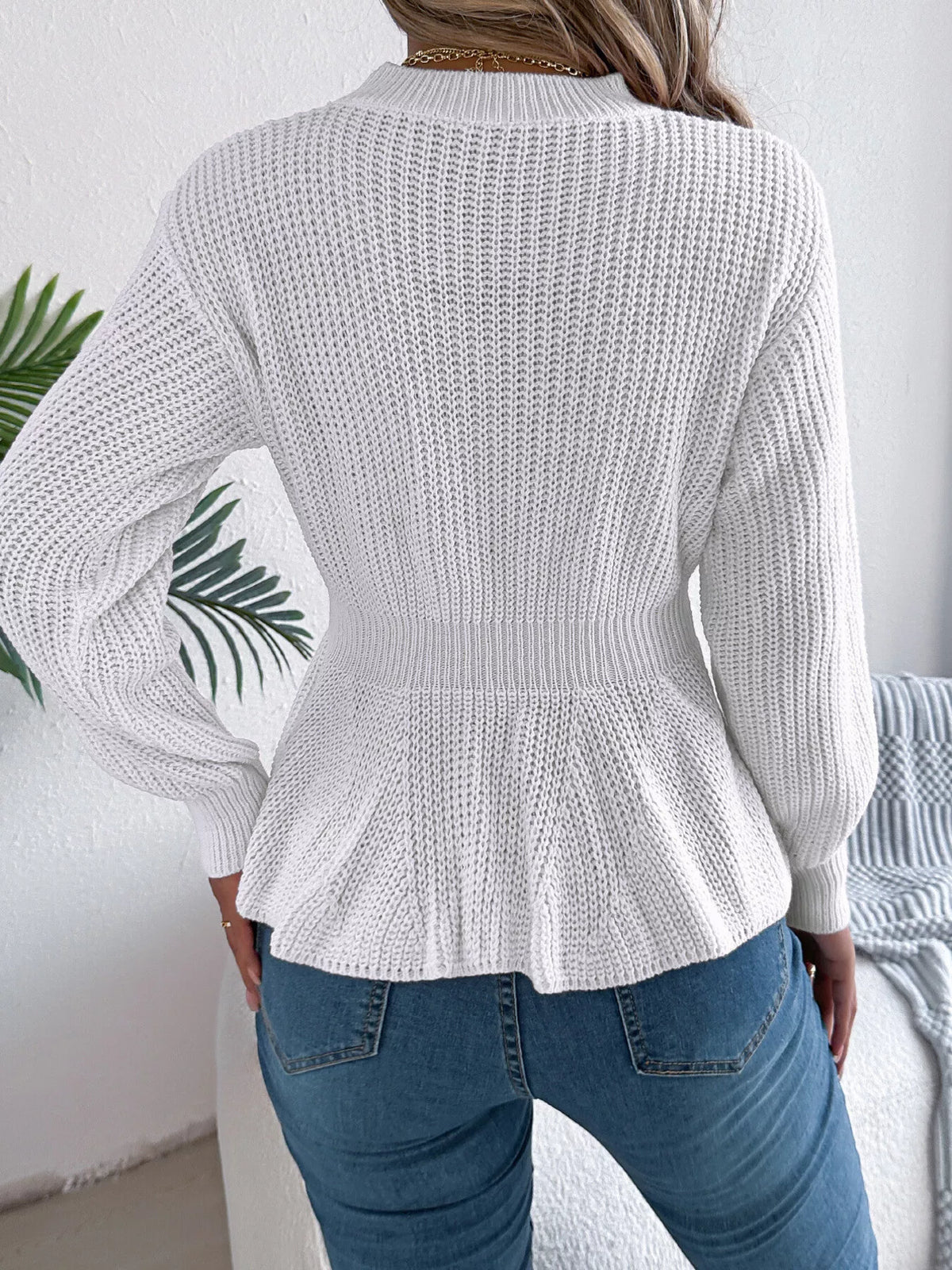 Dea tröja med peplum