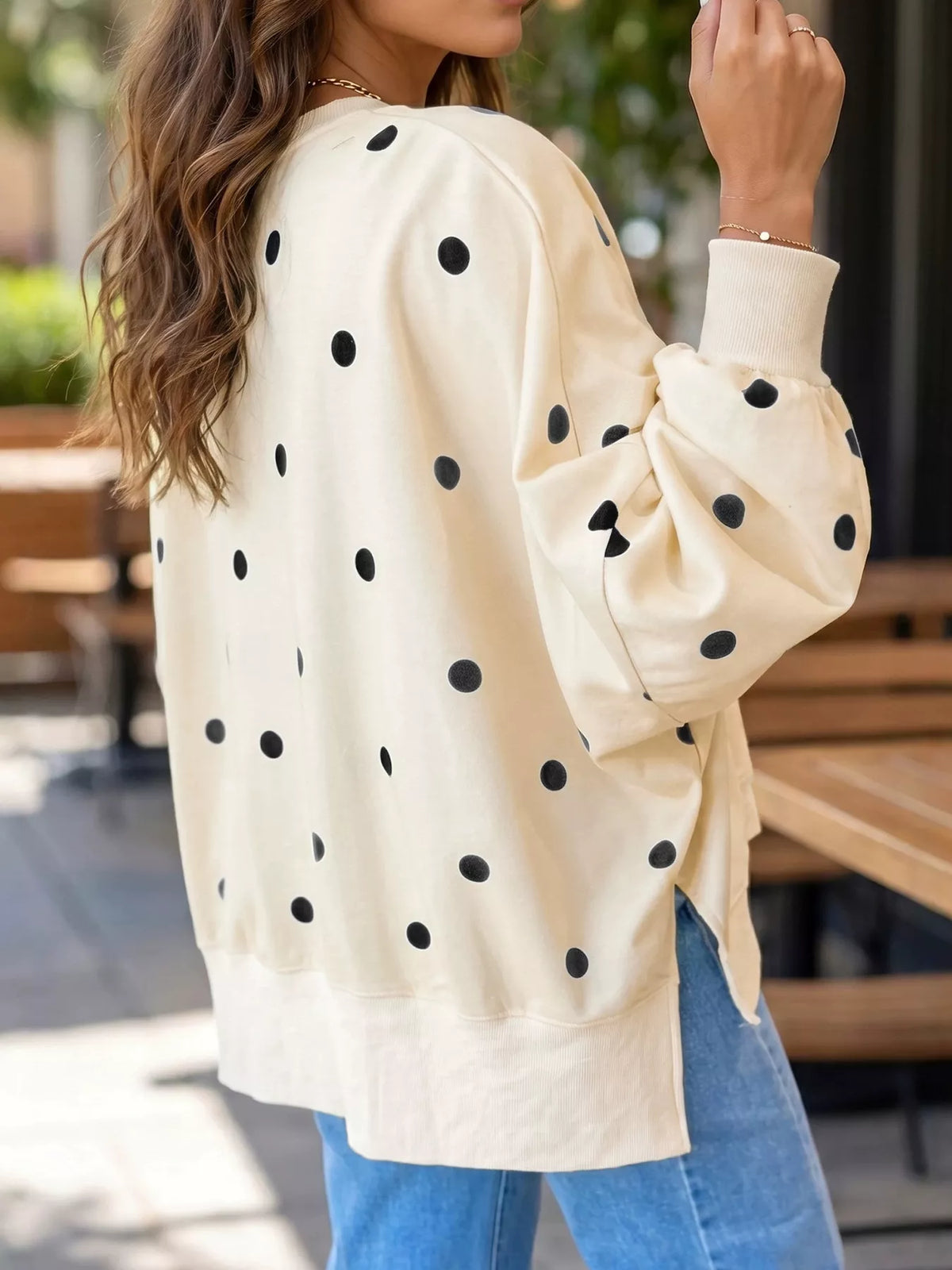 Aurore prickig sweatshirt