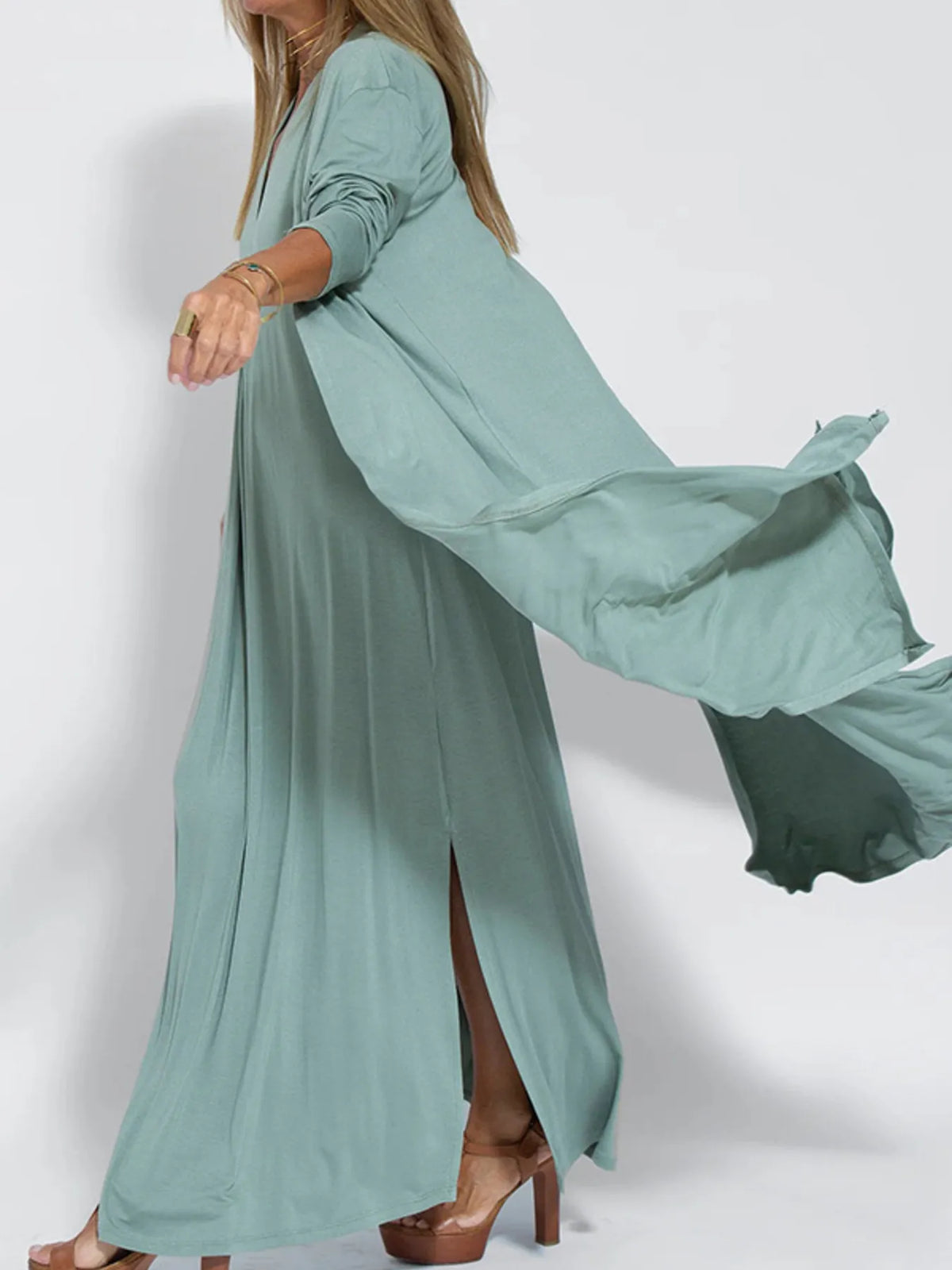 Milla cardigan med slits