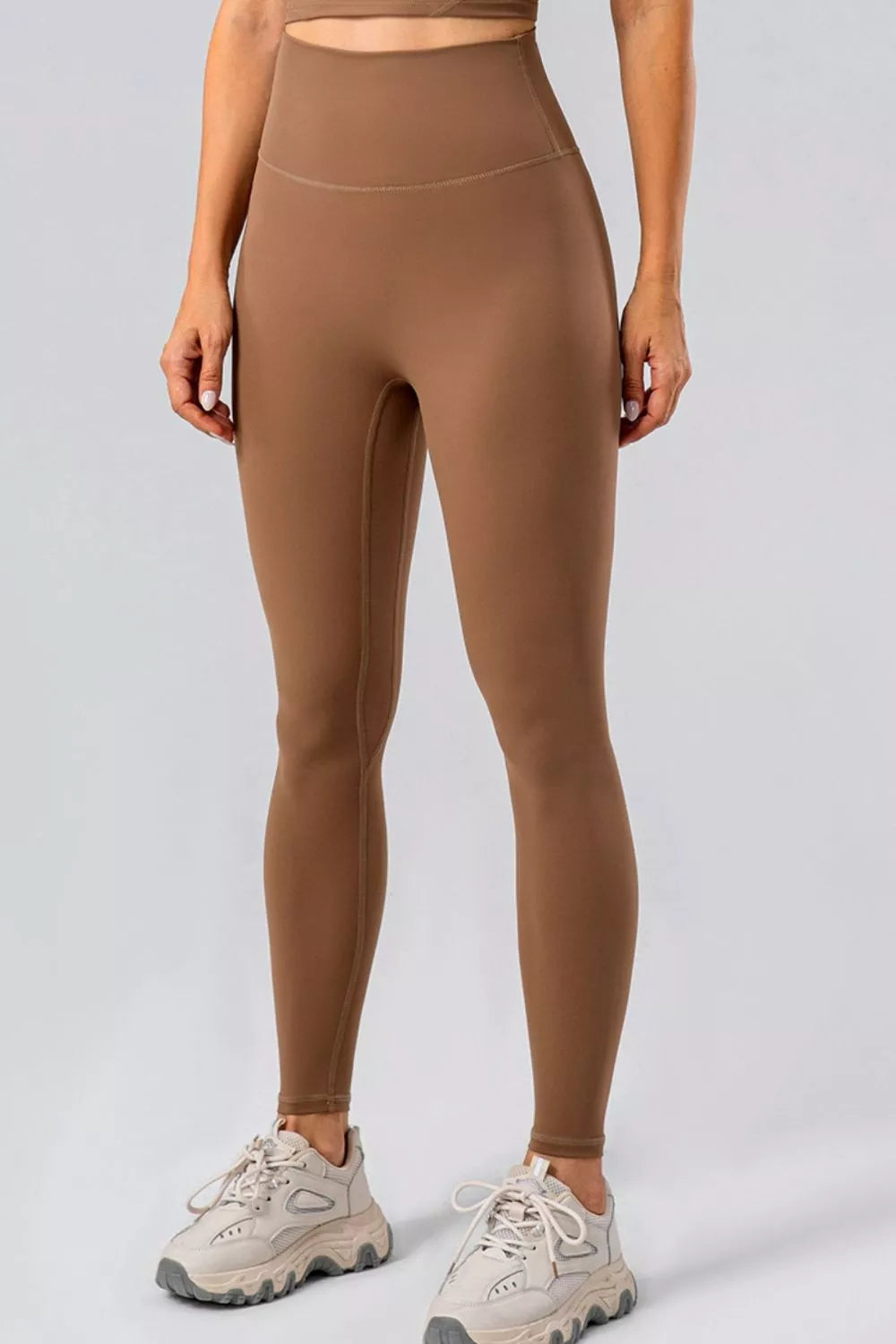 Ingun högmidjade leggings, kamel