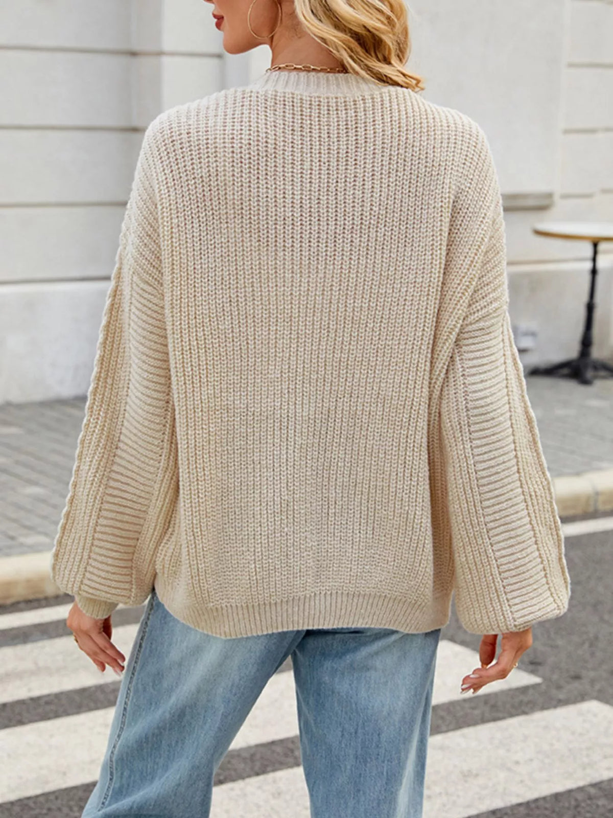 Irmelin kabelstickad cardigan