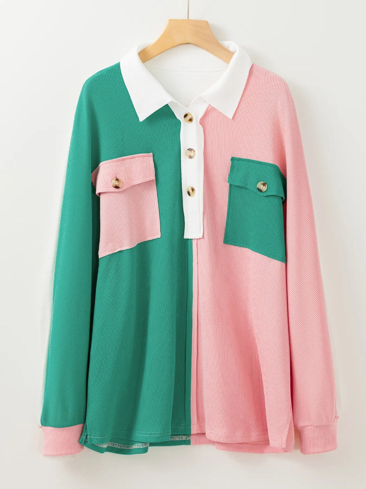Vanja sweatshirt med färgblock