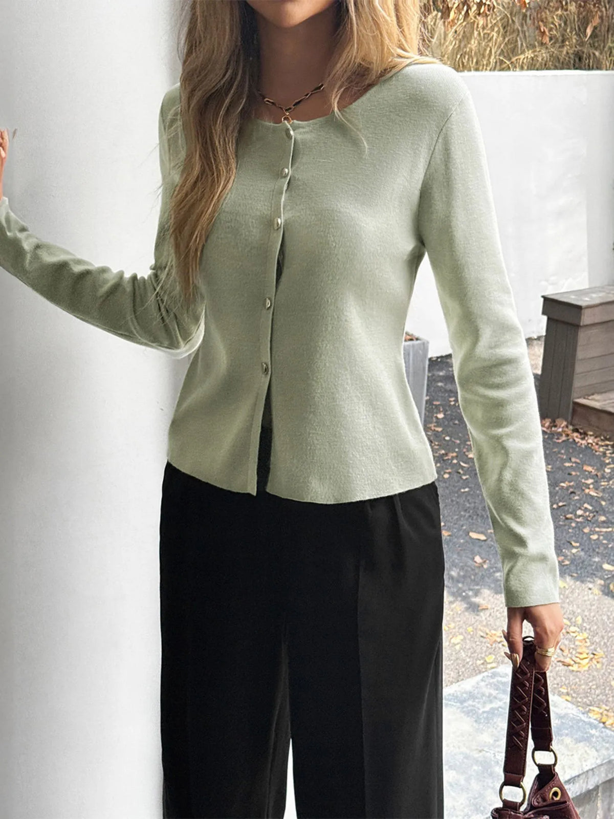Amandine kroppsnära cardigan