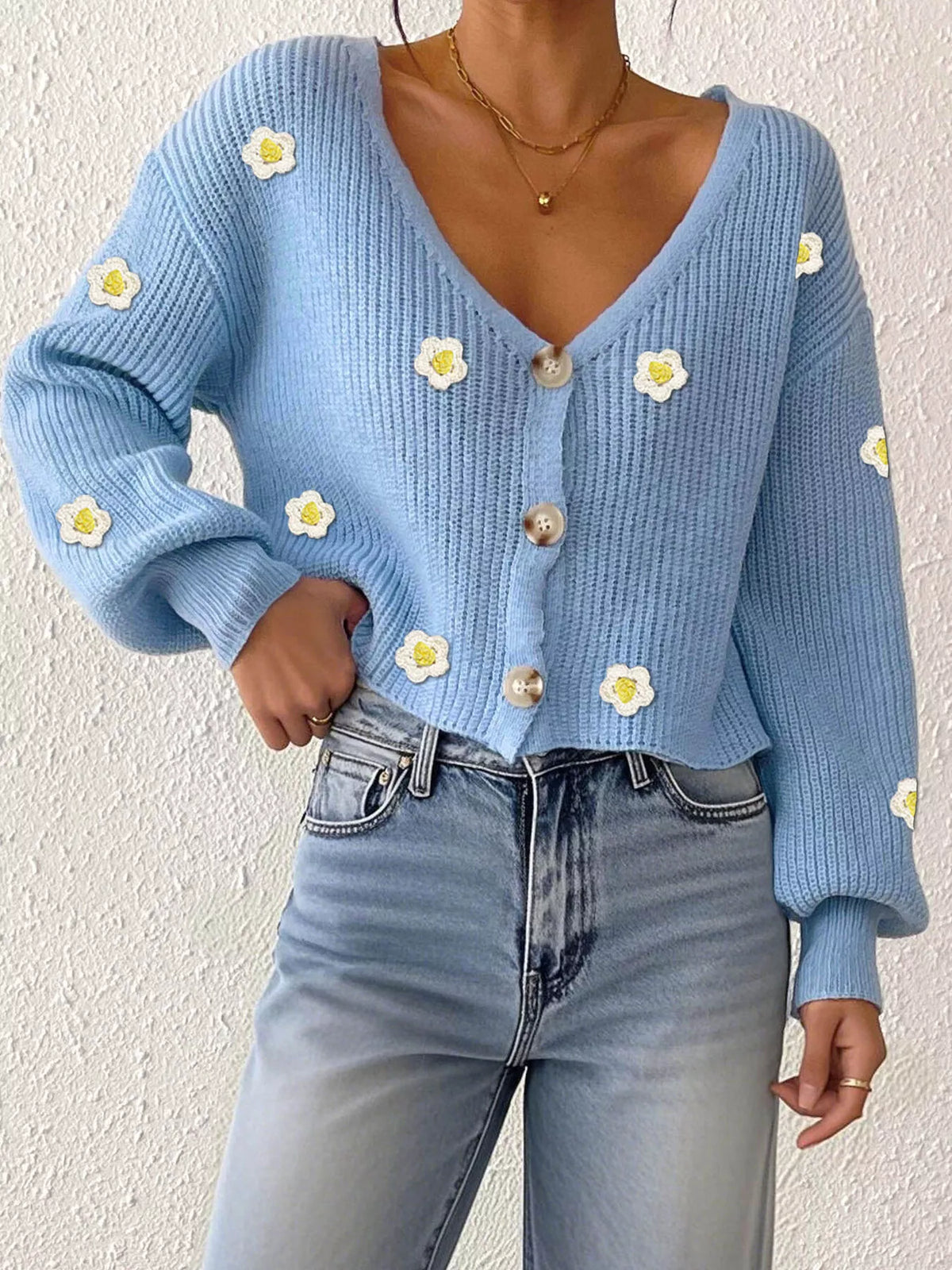 Palma v-ringad cardigan