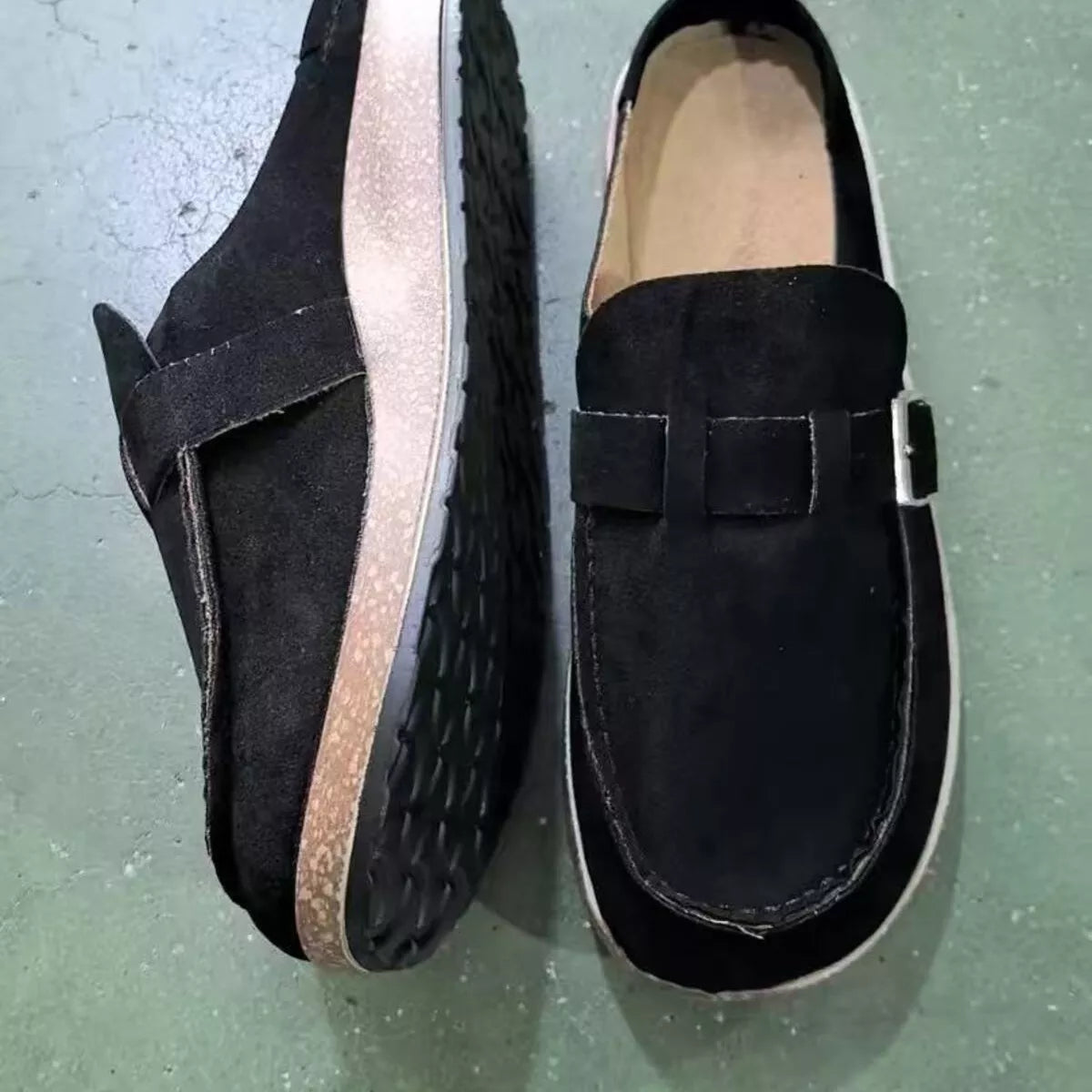 Henna platta slip-ons