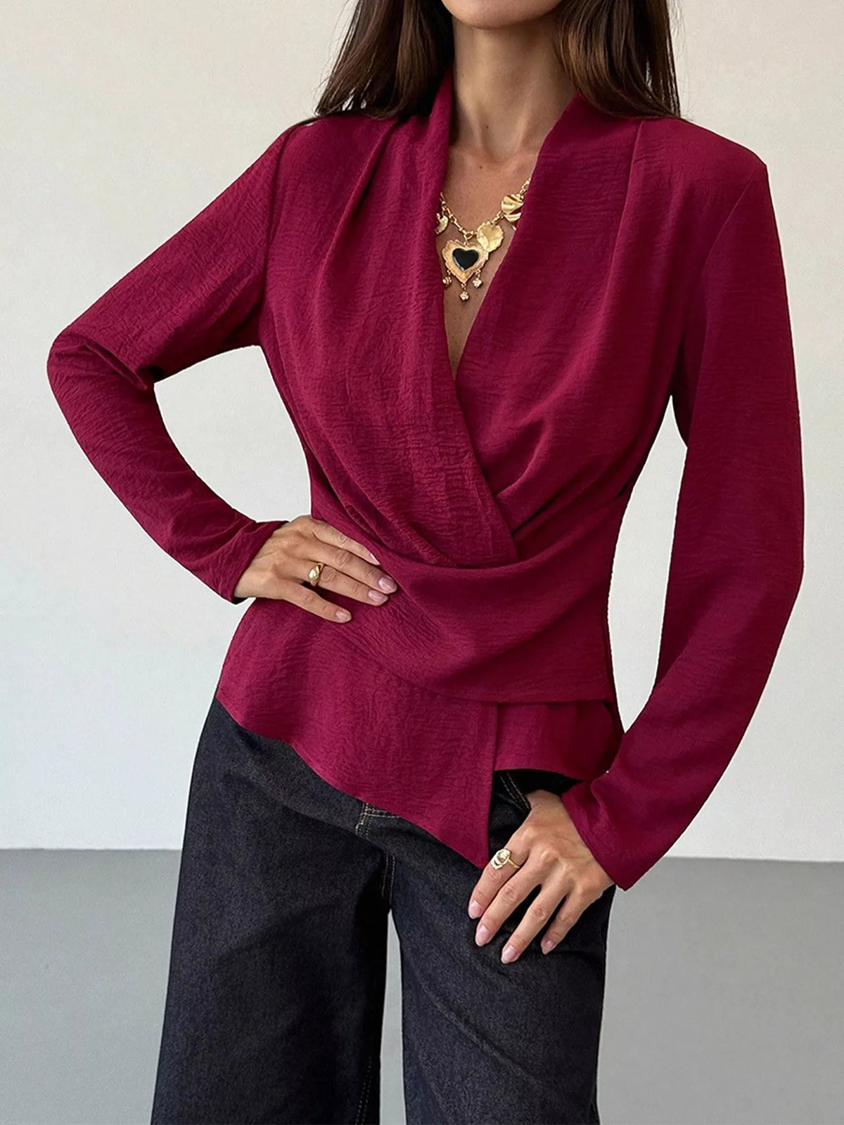 Eva rynkad blus
